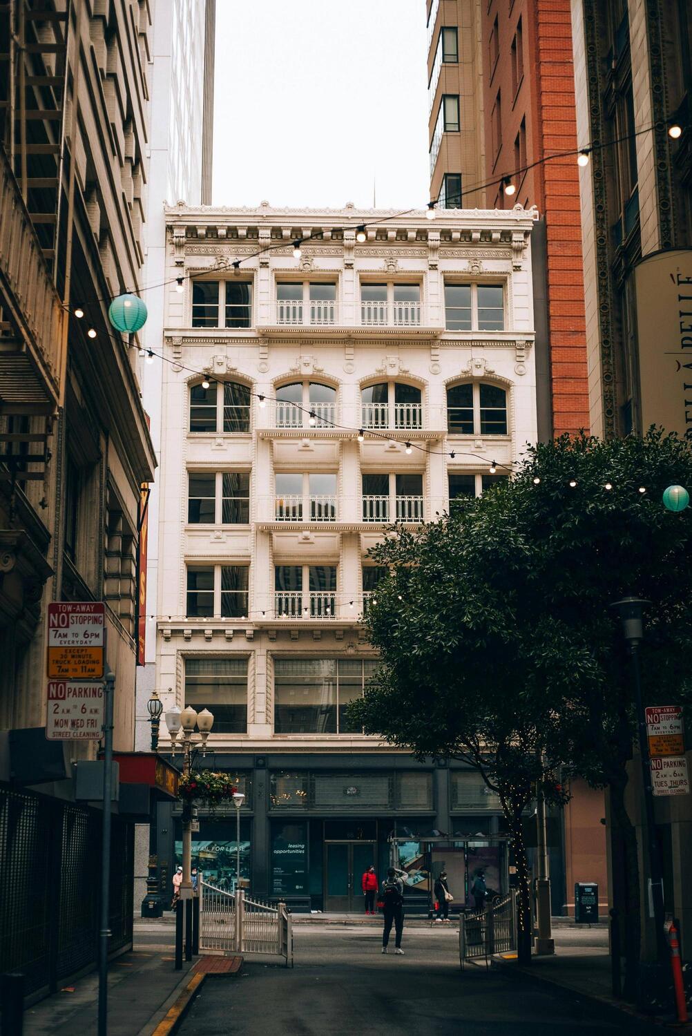 Edificio en un barrio de Nueva York.